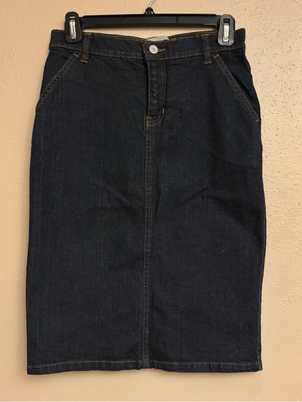 GAP Classic Dark Wash Denim Pencil Skirt